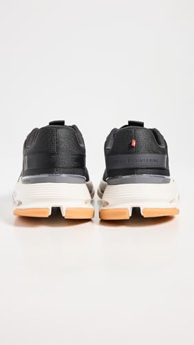 On Men's Cloudnova Form 2 Sneakers, Black | Ivory, 9 Medium US