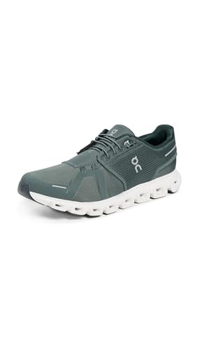 On Men's Cloud 6 Sneakers, Olive/Evergreen, 9.5 Medium US