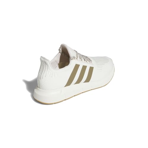 adidas Women's Swift Run 1.0, Off White/Khaki/Wonder Quartz, 8
