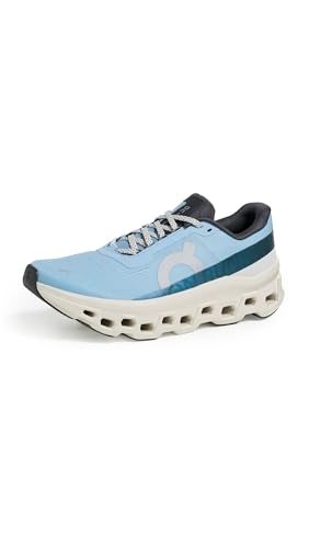 On Women's Cloudmonster 1 Sneakers, Cerulean/Ice, 8 Medium US