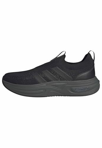adidas Men's Cloudfoam Cuxxion - Sock, Black/Carbon/Grey, 9.5