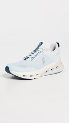 On Women's Cloudnova X 1 Sneakers, Arctic/Niagara, 8.5 Medium US