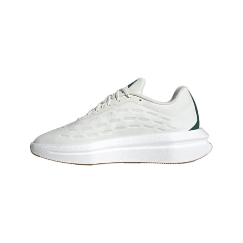 Adidas Mens Flowboost Sportswear, Off White/Collegiate Green/Off White, 11.5