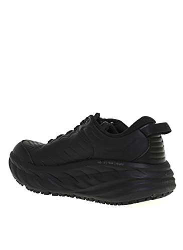 Hoka Men's Bondi Slip Resistant Black/Black 11 Medium