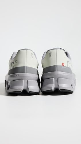 On Men's Cloudmonster Sneakers, Ice | Alloy, Grey, 12 Medium US