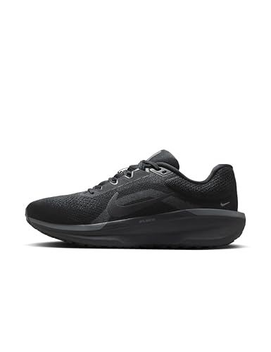 Nike Men's Winflo 11 Road Running Shoes, Black/Anthracite, 9.5