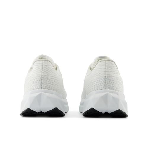New Balance Women's FuelCell Propel V5 Running Shoe, White/White/Black, 7 Wide