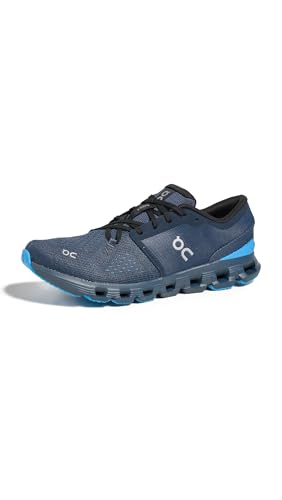 On Men's Cloud X 4 Sneakers, Navy/Gourami, 11.5 Medium US