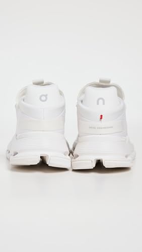 On Women's Cloudnova 2 Sneakers, All White, 8.5 Medium US