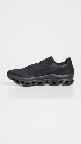 On Men's Cloudmonster Sneakers, All Black, 11.5 Medium US