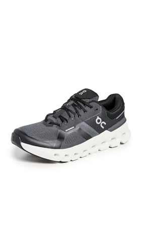 On Men's Cloudrunner 2 Sneakers, Eclipse | Black, 11.5 Medium US