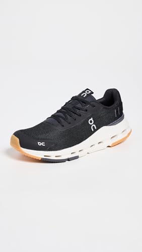 On Women's Cloudnova Form 2 Sneakers, Black | Ivory, 6 Medium US