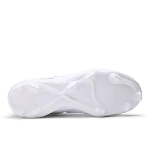 New Balance Men's FuelCell 4040 V8 Molded Baseball Shoe White/White/Black