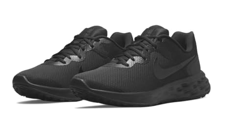 Nike Revolution 6 Black/Black-DK Smoke Grey 10.5