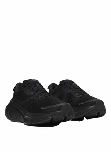 Saucony Women's Guide 18 Sneaker, Black/Black/Black, 7.5