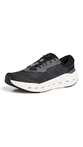 On Men's Cloudrunner 3 Sneakers, Black | Ivory, 11 Medium US