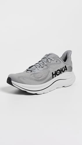 Hoka Men's Clifton 10 Galactic Grey/Asteroid 14 Wide