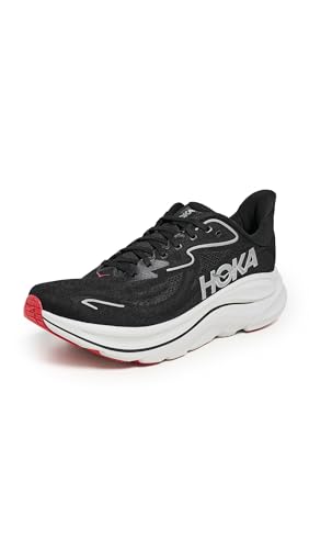 Hoka Men's Clifton 10 Black/Silver 11.5 Medium