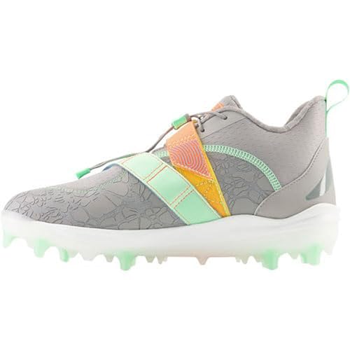 New Balance Unisex FuelCell Lindor V2 Comp Baseball Shoe,Team Away Grey/Electric Jade/Neon Dragonfly,Men 8.5 / Women 10
