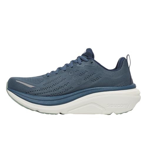 Saucony Men's Hurricane 25 Sneaker, Dusk/Iceberg, 12.5
