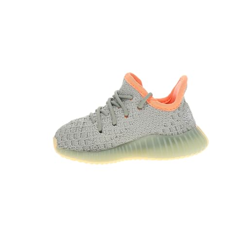 adidas Men's Yeezy Boost 350 V2 Reflective GW1229, Steeple Gray/Beluga/Solar Red, 7