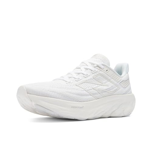 New Balance Women's Fresh Foam X 1080 V13 Running Shoe, White/Silver Metallic, 10.5 XW