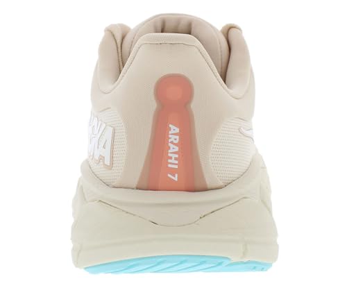 HOKA Arahi 7 Womens Shoes Size 7, Color: Vanilla/Cream