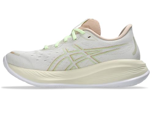 ASICS Women's Gel-Cumulus 26 Running Shoes, 5, Cream/Illuminate Yellow