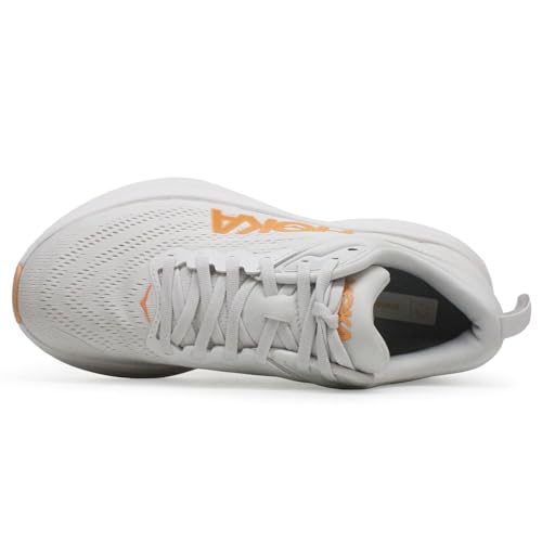 Hoka Women's Bondi 8 White/Cantaloupe 9.5 Medium - alternate view 3