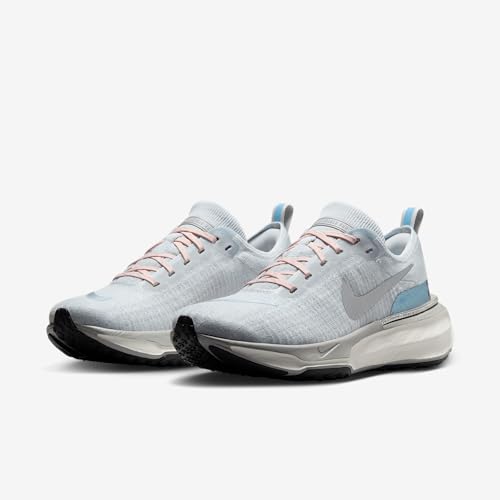 Nike Invincible 3 Women's Road Running Shoes (DR2660-010, Photon Dust/Psychic Blue/Sail/Light Smoke Grey) Size 5