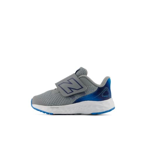 New Balance Kid's Arishi H&L Running Shoe, Slate Grey/Altitude, 7 Toddler