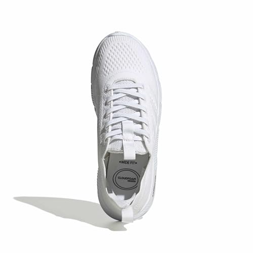 adidas Women's Cloudfoam Flex, White, 7