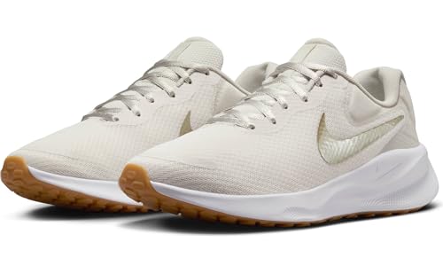 Nike Women's W Revolution 7 Low, Phantom Neutral Olive Light Bone White, 10.5 US