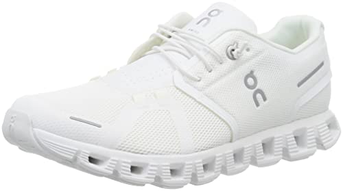 On Men's Cloud 5 Sneakers, All White, 11 Medium US