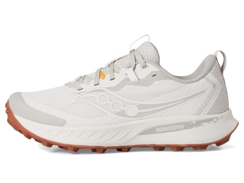 Saucony Women's Peregrine 15 Sneaker, Moon/Dove, 11.5