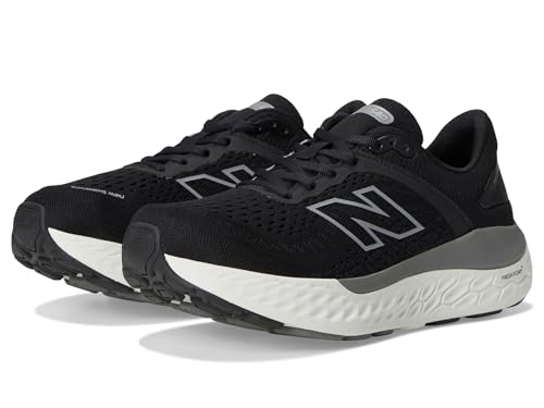 New Balance Men's Fresh Foam X 1540 V4 Running Shoe, Black/White, 12.5 M