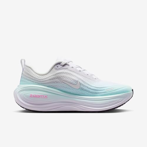 Nike Vomero Plus Women's Road Running Shoes (White/Multi-Color/Glacier Blue/Dark Raisin) Size 8.5