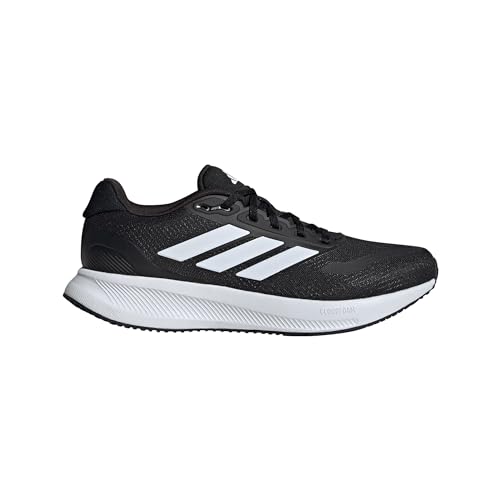 Adidas Men's Run Falcon 5, Black/White/Black, 10