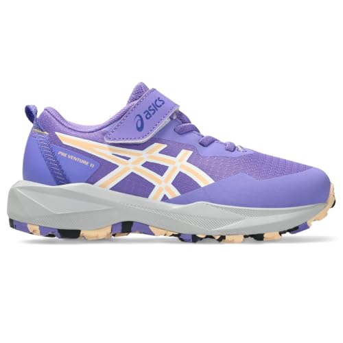 ASICS Kid's PRE Venture 11 PRE-School Running Shoes, 2, Amethyst/Apricot Crush