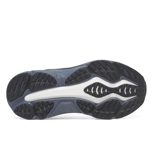 Saucony Men's Hurricane 25 Sneaker, Black/Shadow, 11