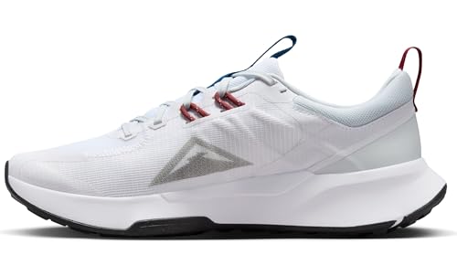 Nike Juniper Trail 2 NN Mens Running Trainers DM0822 Sneakers Shoes (UK 6 US 7 EU 40, White Black Pure Platinum 104)