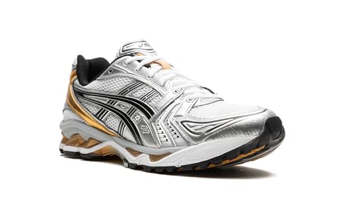 ASICS Mens Gel-Kayano 14 White/Pure Gold White/Pure Gold 1201A019 102 - Size 8.5