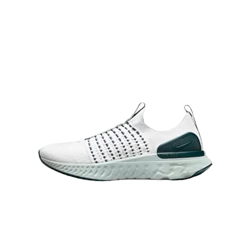 Nike React Phantom Run FK 2 Womens Shoes, Platinum Tint/Dark Teal Green/Jade Smoke/Light Silver, 9 M US
