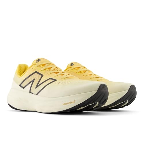 New Balance Men's Fresh Foam X 1080 V14 Running Shoe, Clementine/Angora/Black Cement, 8.5 M