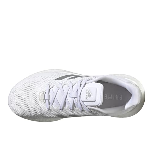 adidas Pureboost 21 Womens Shoes Size 7.5, Color: Grey/White