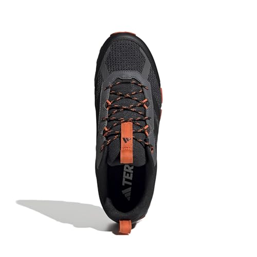 adidas Men's Terrex Rockadia Trail Running, Carbon/Black/Semi Impact Orange, 13