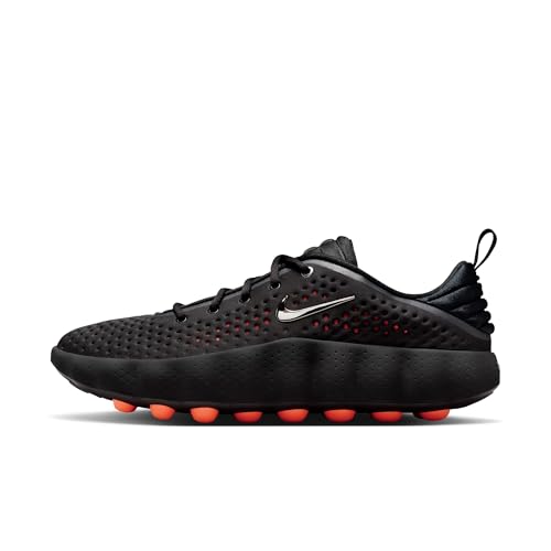 Nike Mind 002 Black Hyper Crimson, HQ4308-001, Futuristic Hybrid Sneaker, Knit, Sensory Footwear, Black Hyper Crimson, 28.0 cm