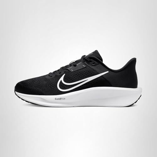 Nike Men's Quest 6 Road Running Shoes, Black/White-Iron Grey, 10
