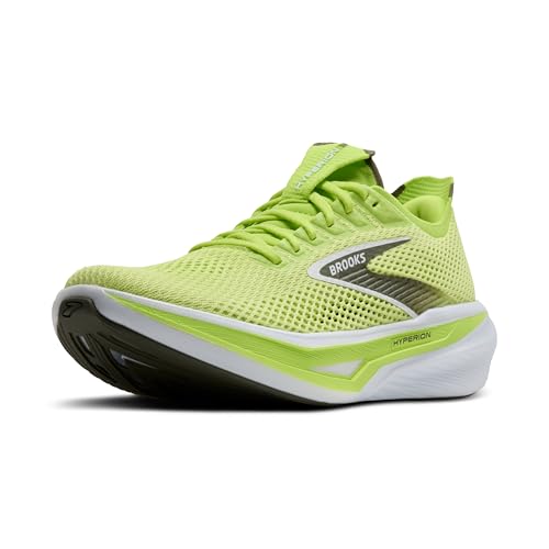 Brooks Men’s Hyperion 3 Neutral Running Shoe - Sunny Lime/Olive/White - 9.5 Medium