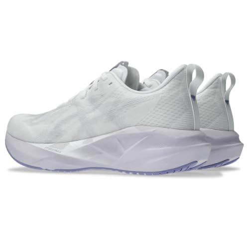 ASICS Women's NOVABLAST 5 Running Shoes, 5, White/Lilac HINT